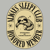 Always Sleepy Club - Sloth - Front Design
